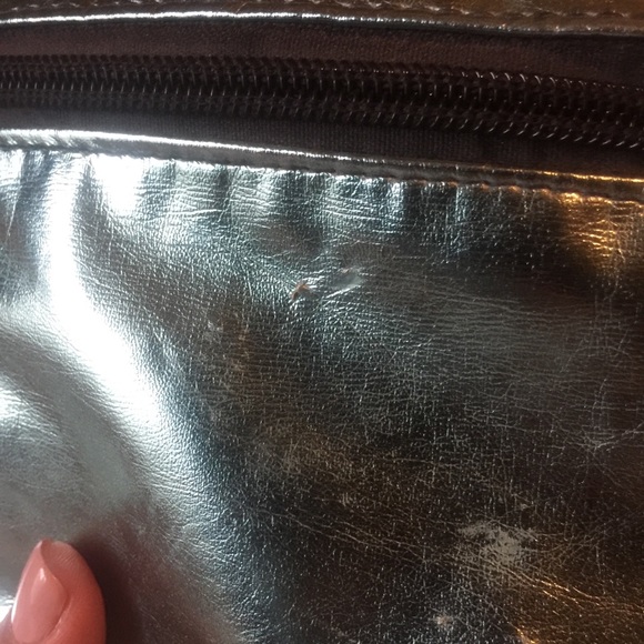 Turquoise metallic fanny pack - Picture 3 of 4